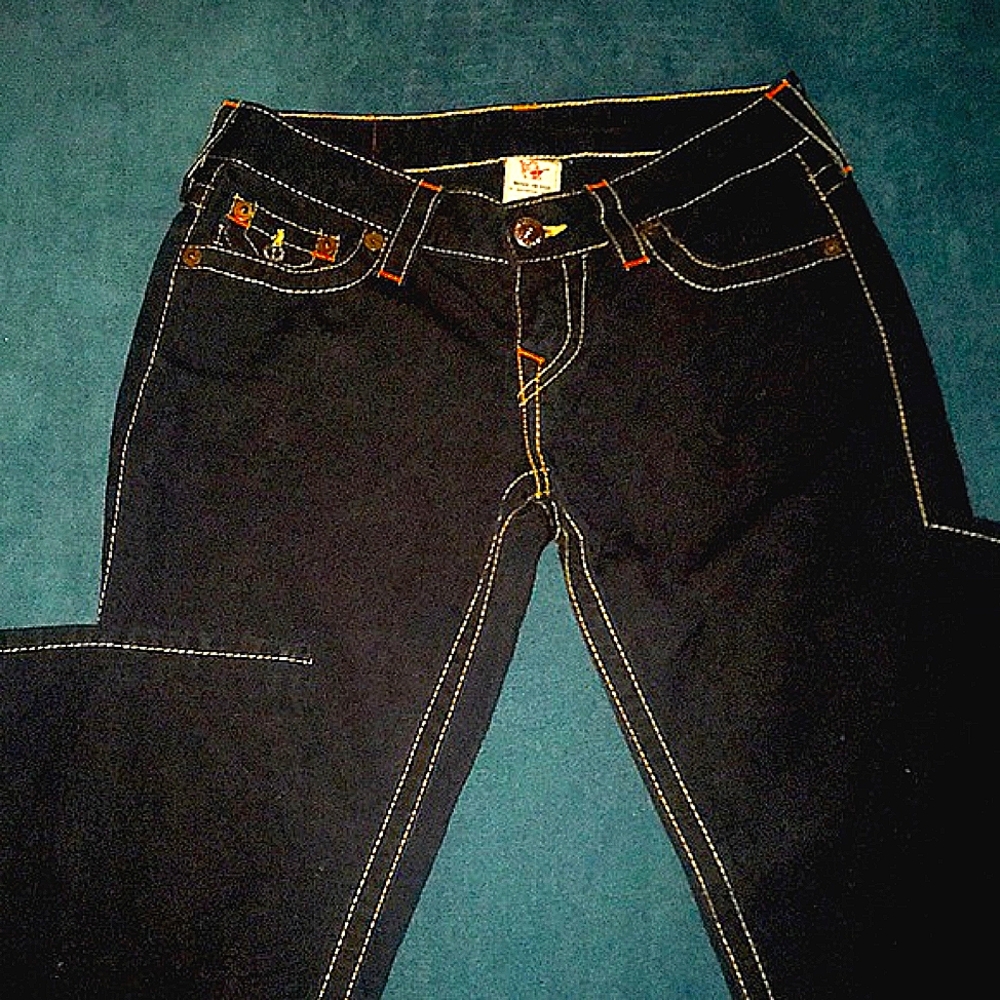 Ladies TRUE RELIGION JEANS  Blank Straight, like new